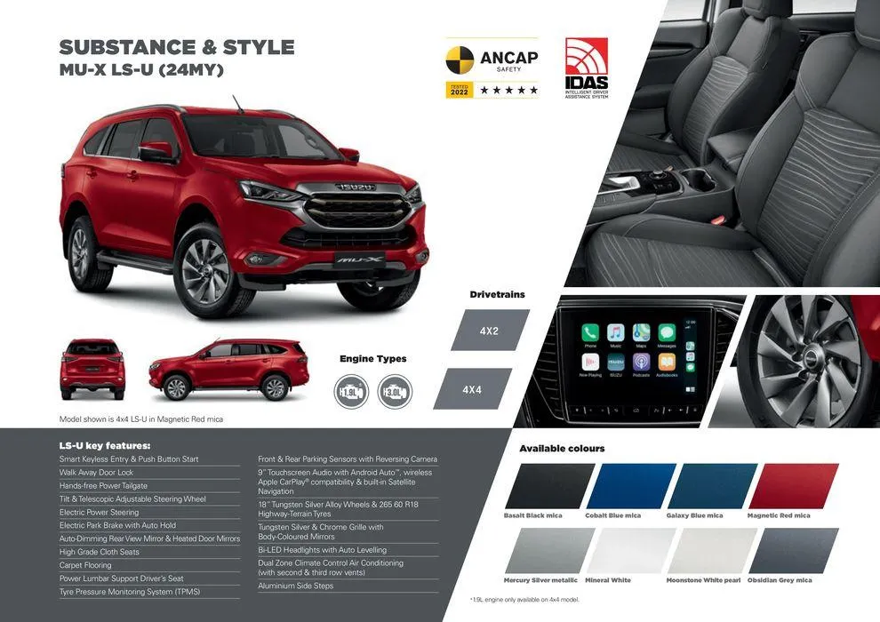 MU-X - Catalogue valid from 8 May to 8 May 2025 - page 7