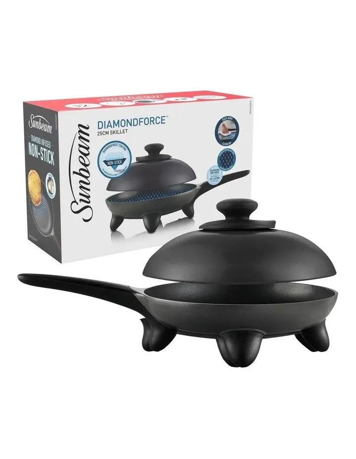 DiamondForce Electric Skillet SKM4000DF in Black