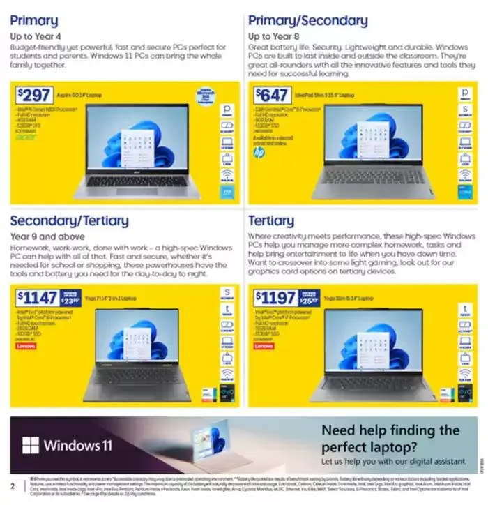 Get Great Value on New School Tech - Catalogue valid from 6 January to 3 February 2025 - page 2