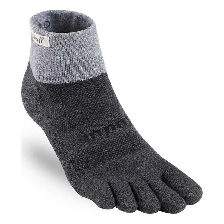 Injinji Men's Trail Midweight Mini-Crew Granite