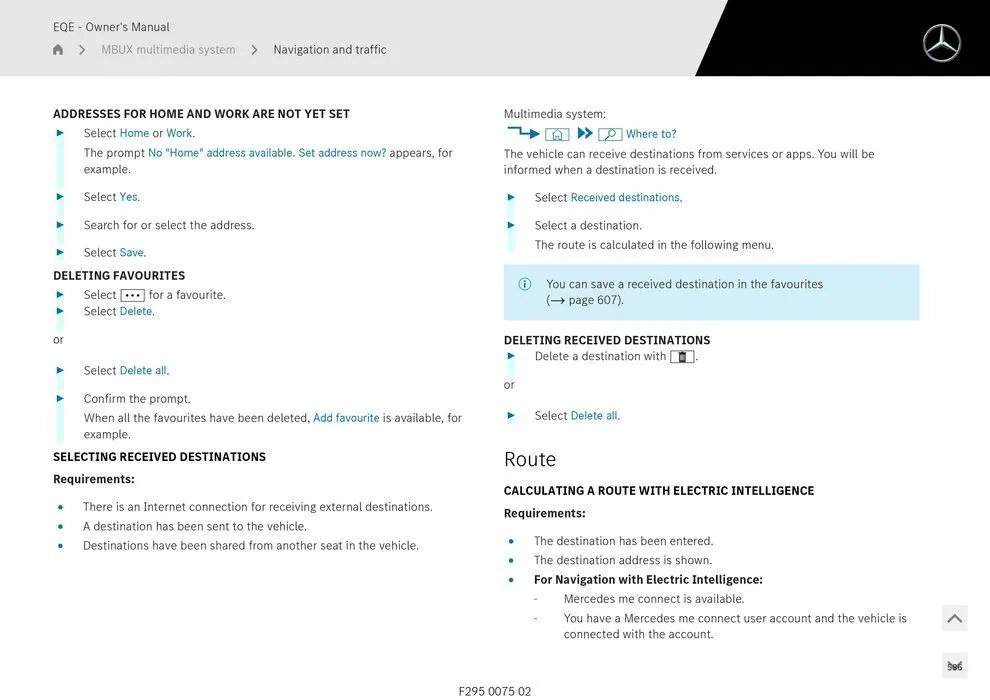 EQE Sedan - Catalogue valid from 11 September to 11 September 2025 - page 586