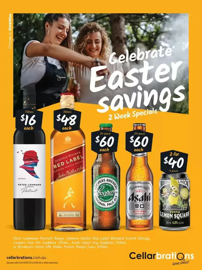 Celebrate Easter Savings - VIC - Catalogue valid from 11 March to 23 March 2025 - page 1