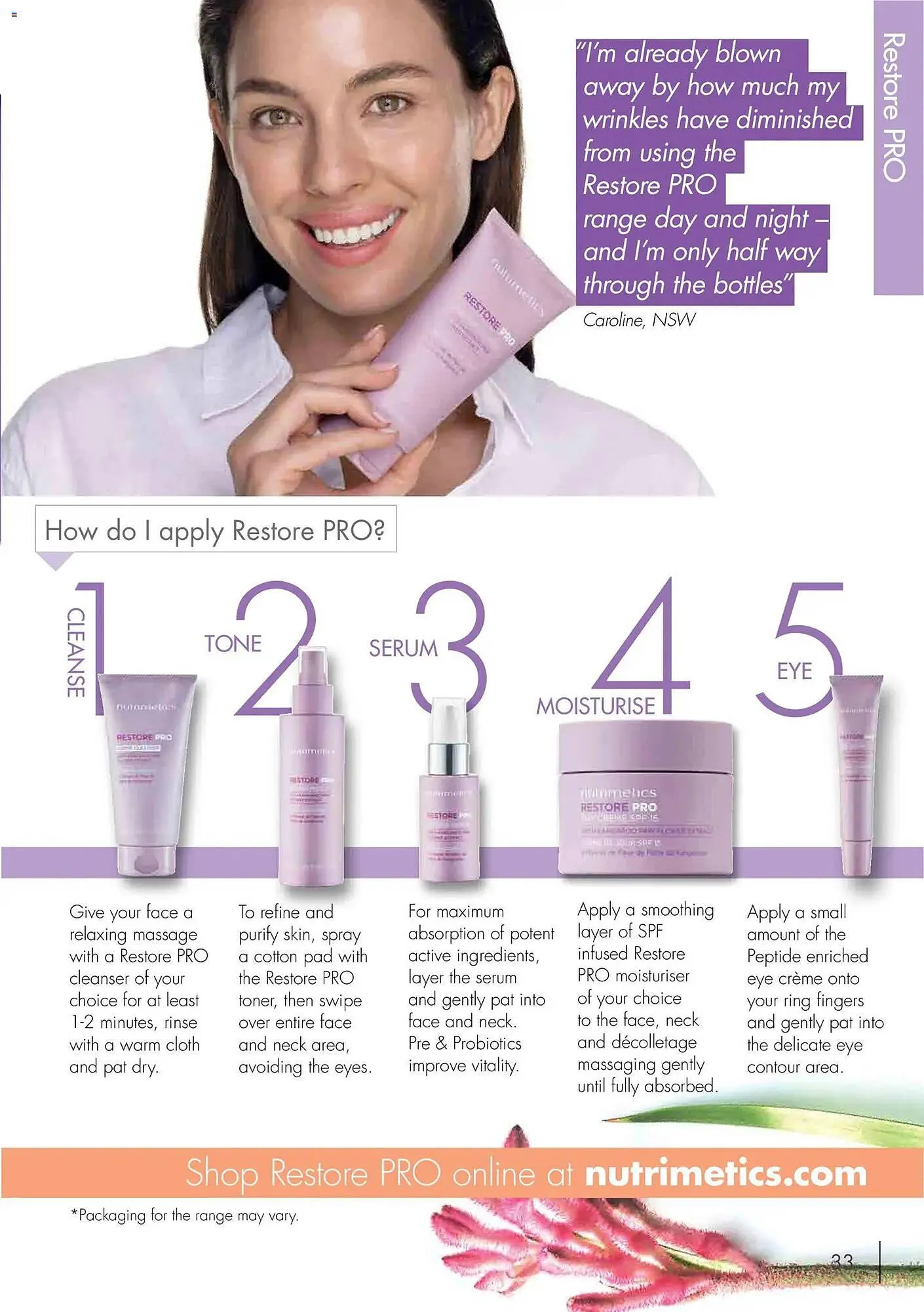 Nutrimetics catalogue - Catalogue valid from 31 December to 31 December 2026 - page 33