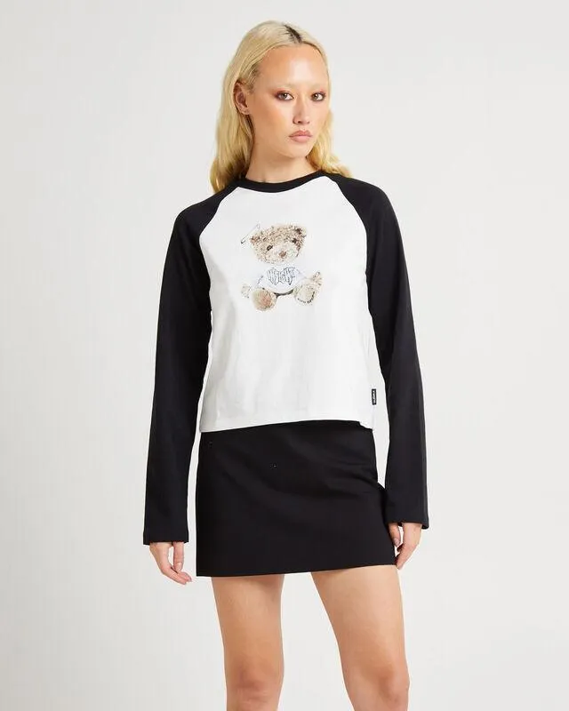 Cut But Psycho Long Sleeve Raglan Tee