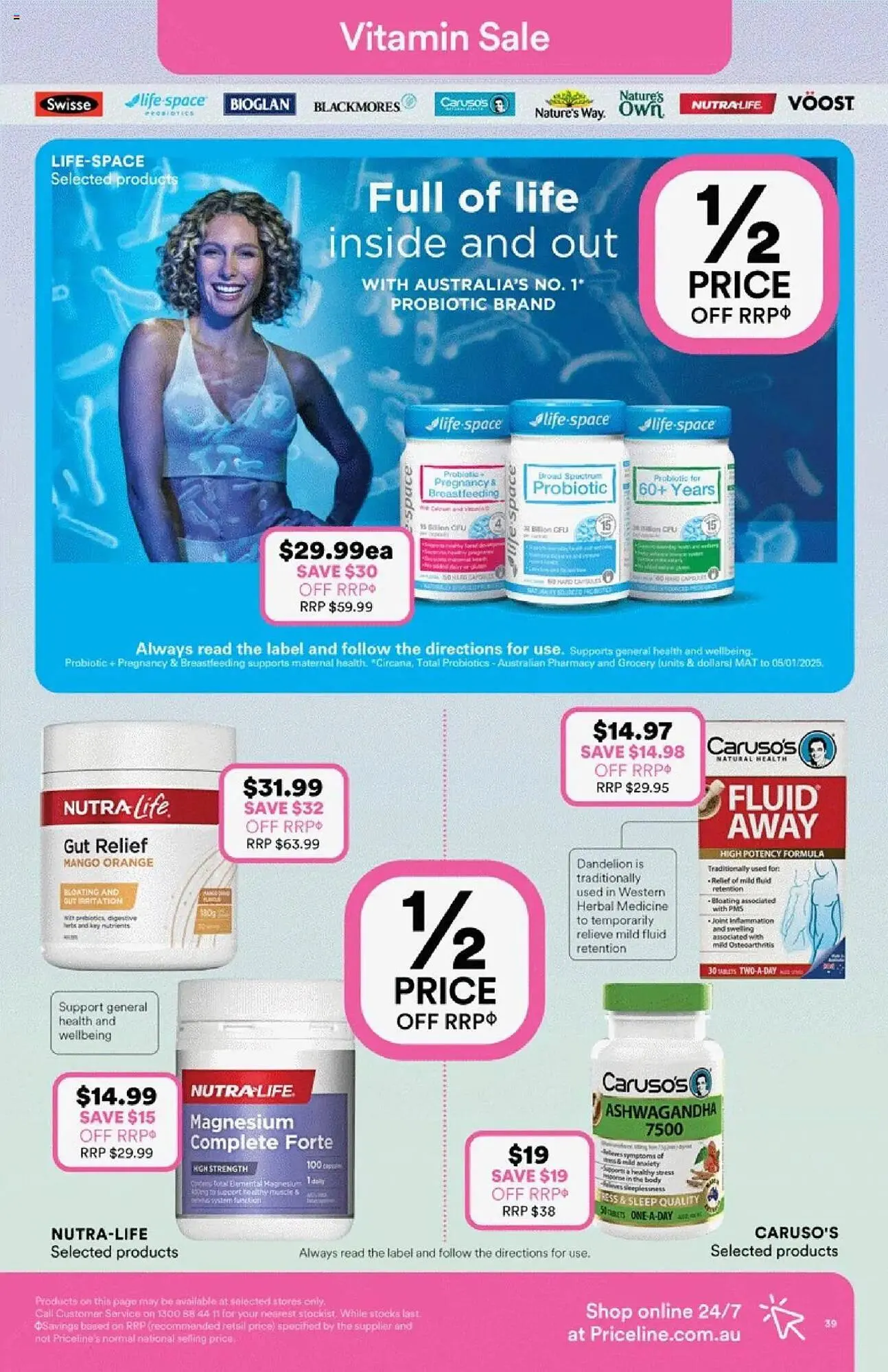 Priceline catalogue - Catalogue valid from 13 August to 27 August 2025 - page 39