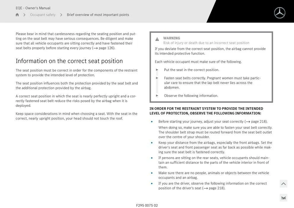 EQE Sedan - Catalogue valid from 11 September to 11 September 2025 - page 126