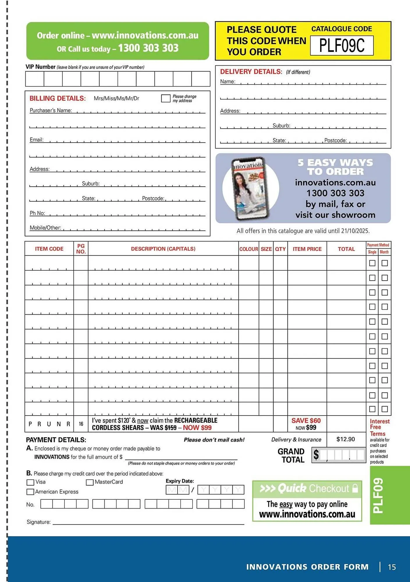 Innovations catalogue - Catalogue valid from 27 August to 21 October 2025 - page 15