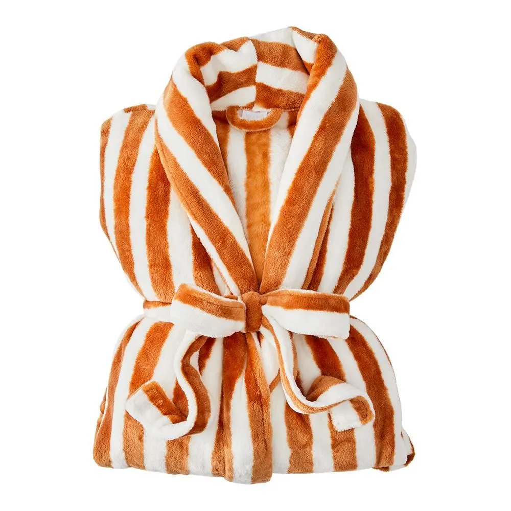 MyHouse Flora Printed Stripe Robe