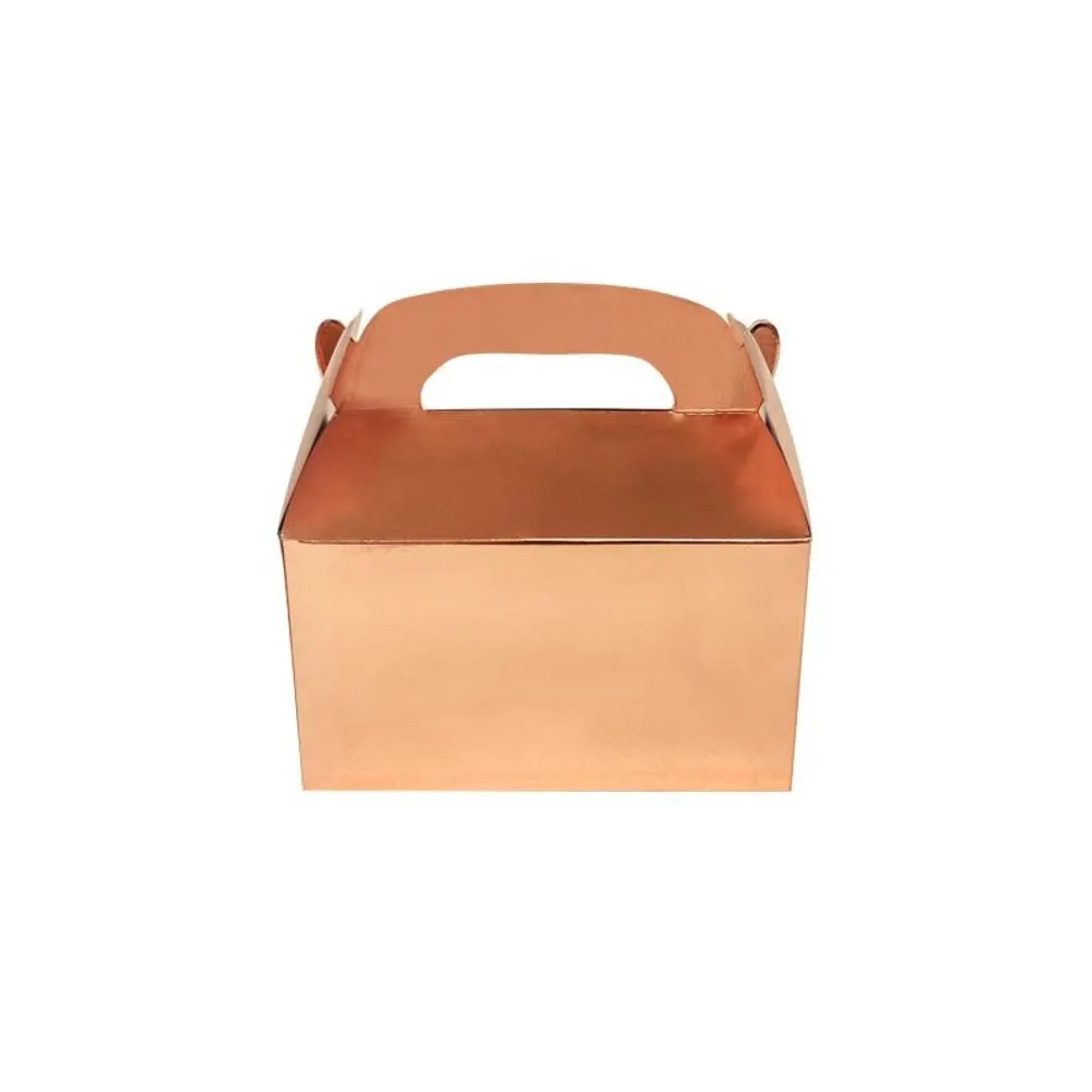 Lunch Box Metallic Rose Gold Small Pk 6