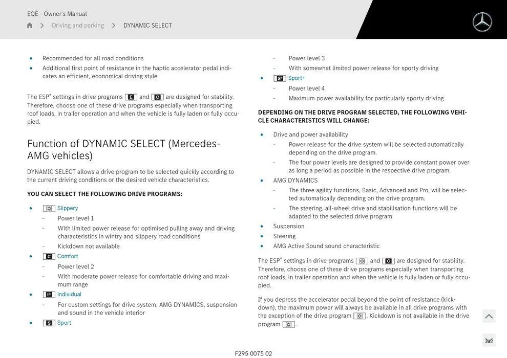 EQE Sedan - Catalogue valid from 11 September to 11 September 2025 - page 332