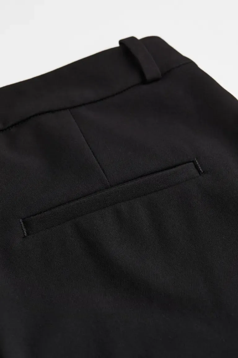 Flared Crease Leg Pants