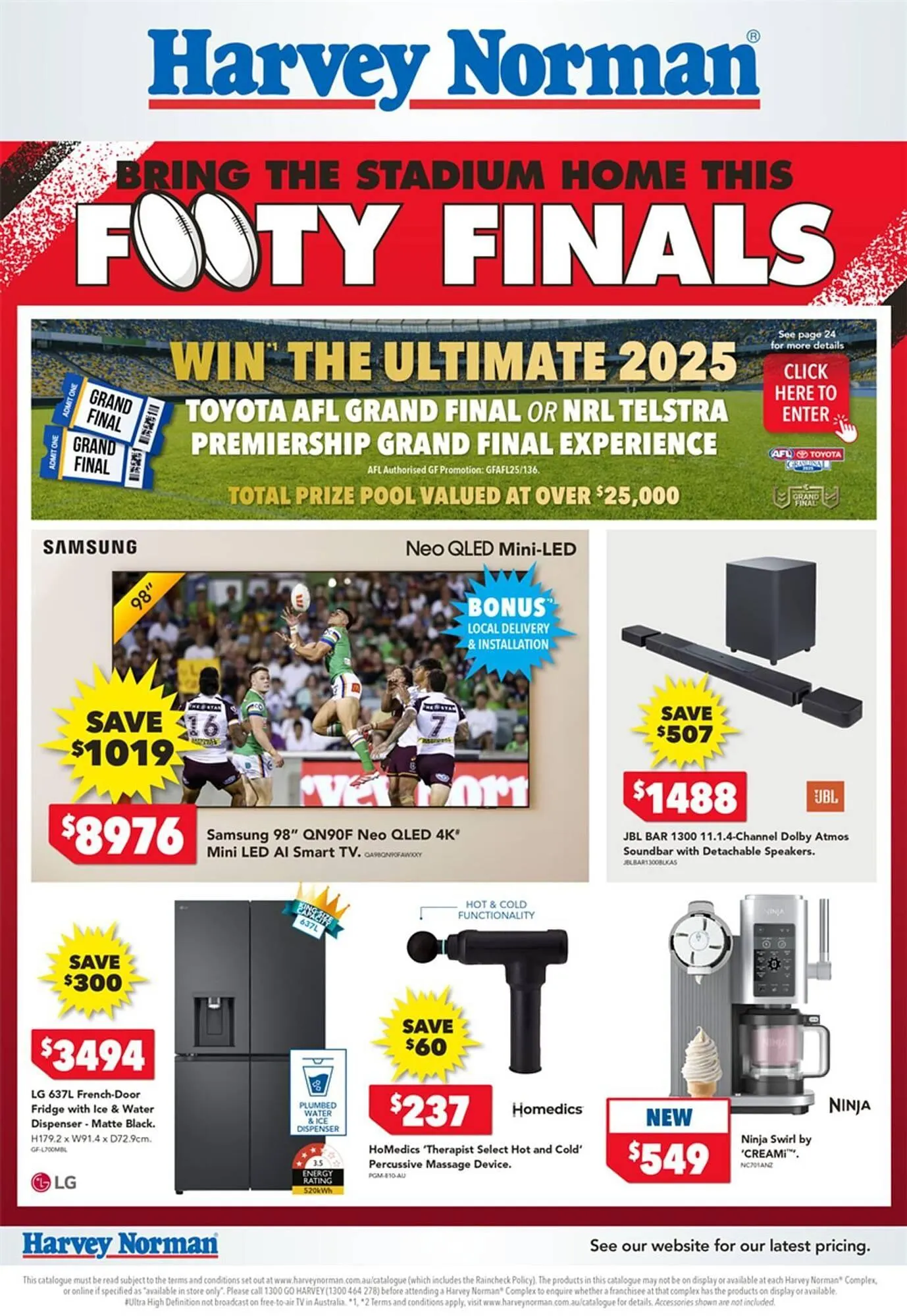 Harvey Norman catalogue - Catalogue valid from 4 September to 10 September 2025 - page 1