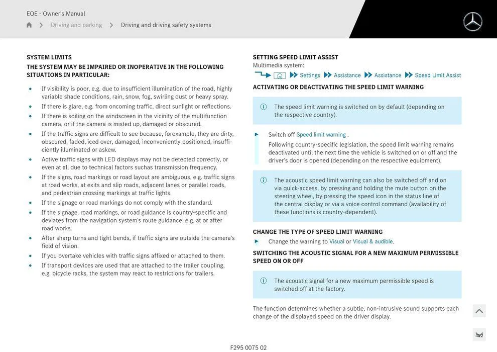 EQE Sedan - Catalogue valid from 11 September to 11 September 2025 - page 422