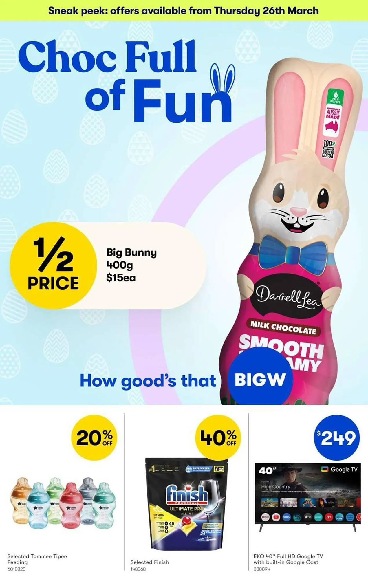 BIG W catalogue - Catalogue valid from 26 March to 8 April 2026 - page 1