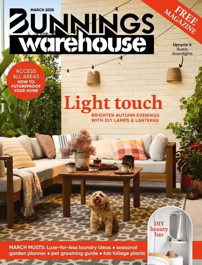 Bunnings Magazine March 2025 - Catalogue valid from 1 March to 31 March 2025 - page 1