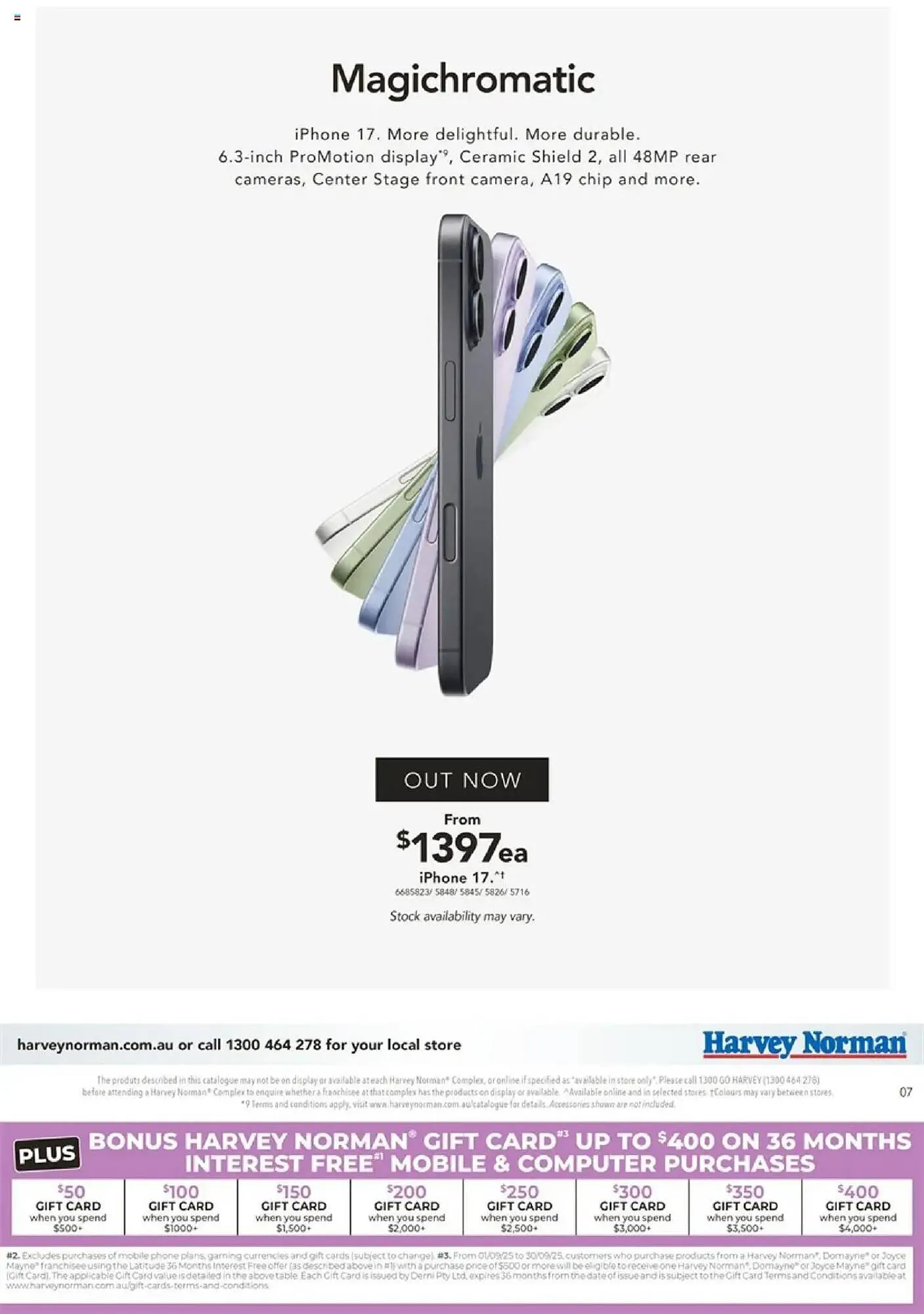 Harvey Norman catalogue - Catalogue valid from 18 September to 30 September 2025 - page 7