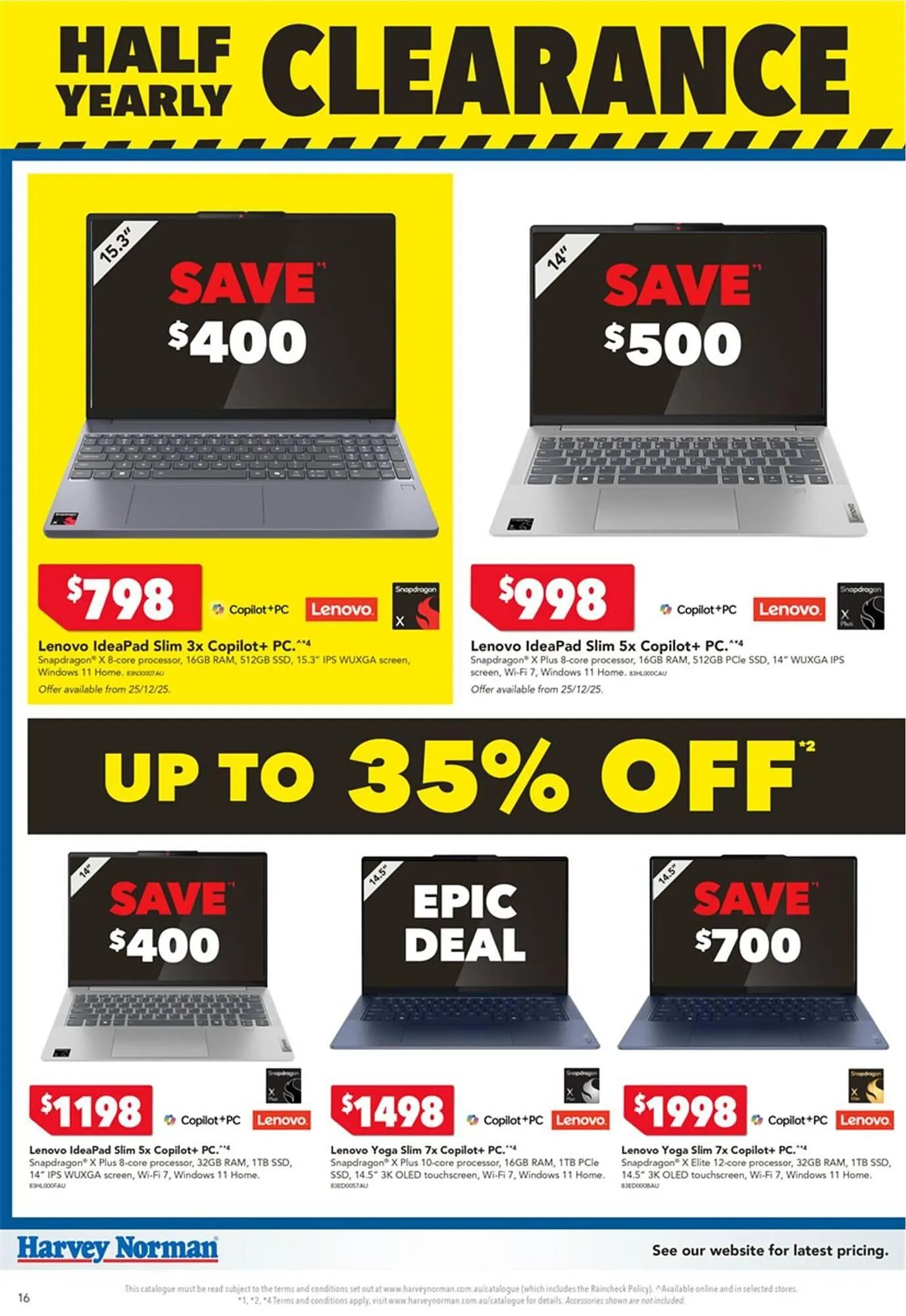 Harvey Norman catalogue - Catalogue valid from 24 December to 1 January 2026 - page 16