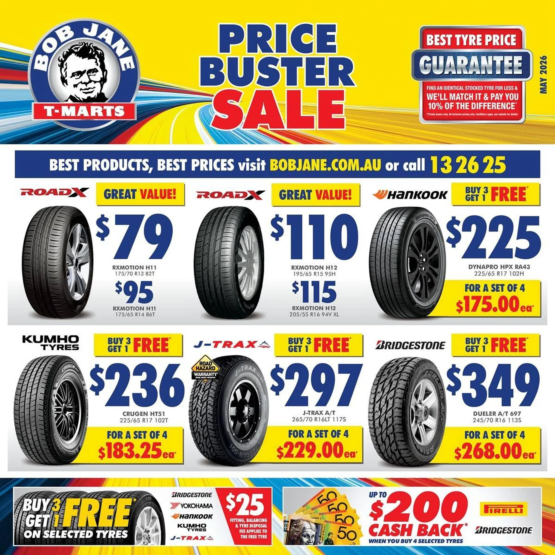 Bob Jane T-Marts catalogue - Catalogue valid from 1 May to 31 May 2026 - page 1