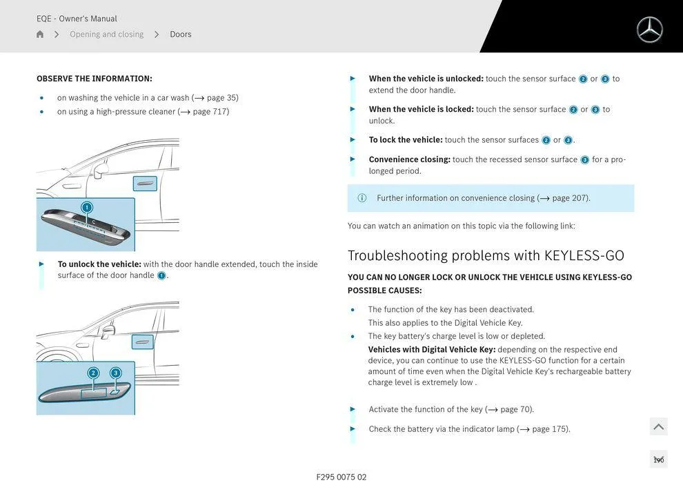 EQE Sedan - Catalogue valid from 11 September to 11 September 2025 - page 190