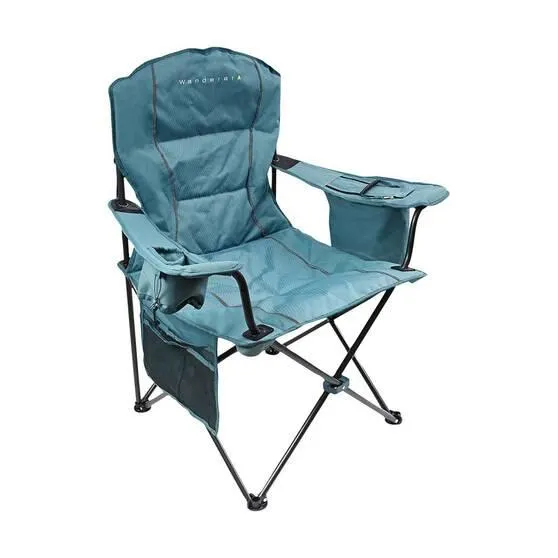 Wanderer Premium Cooler Arm Chair Petrol Blue 120kg