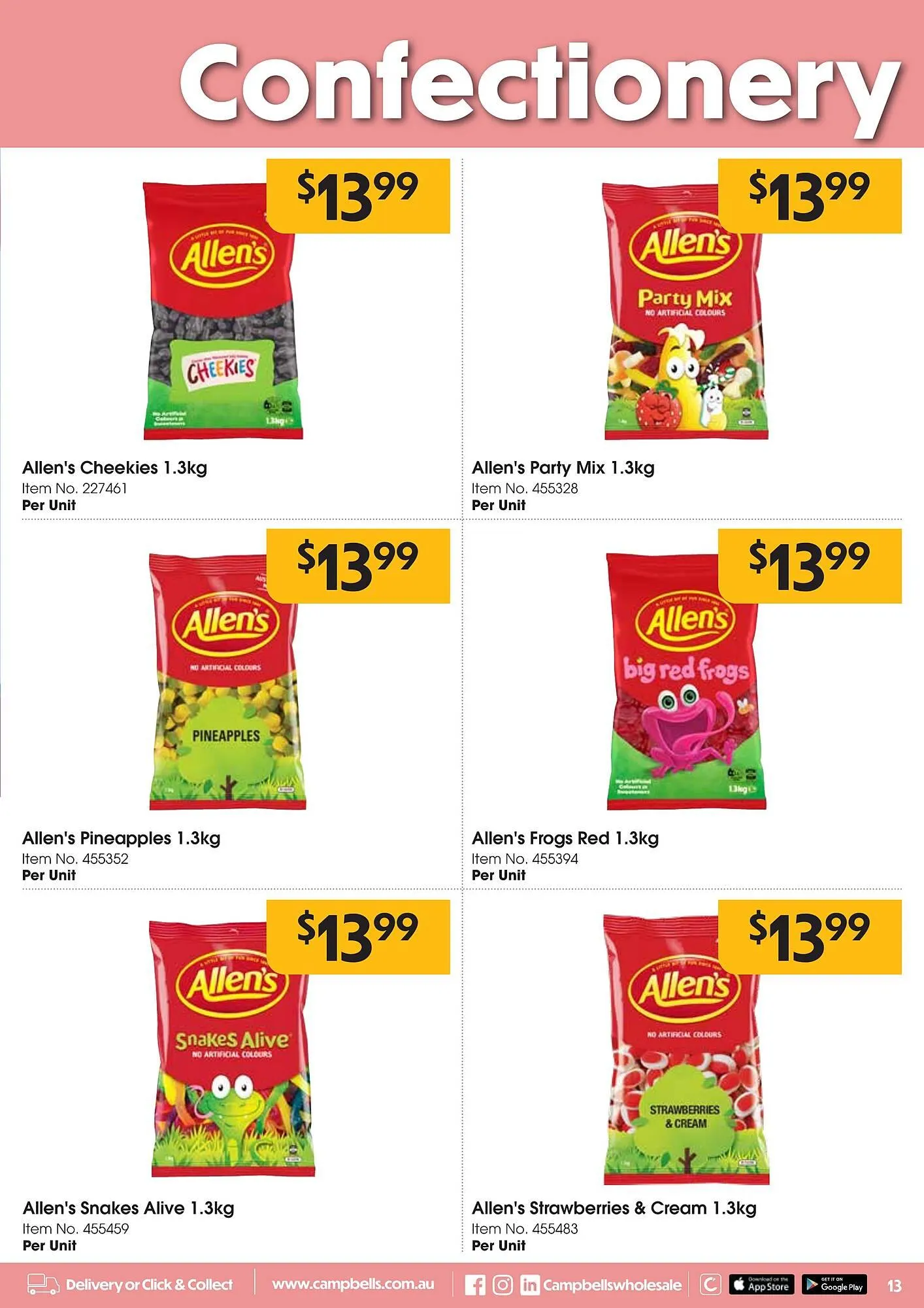 Campbells Wholesale catalogue - Catalogue valid from 28 April to 27 July 2025 - page 13