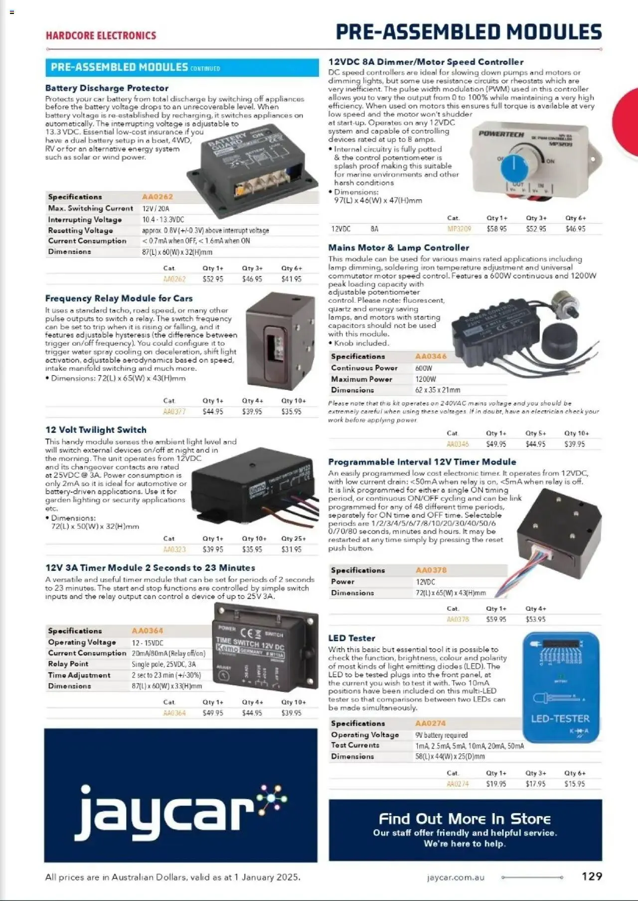 Jaycar Celebrating 40 Years in Electronics - Catalogue valid from 1 January to 29 August 2025 - page 108