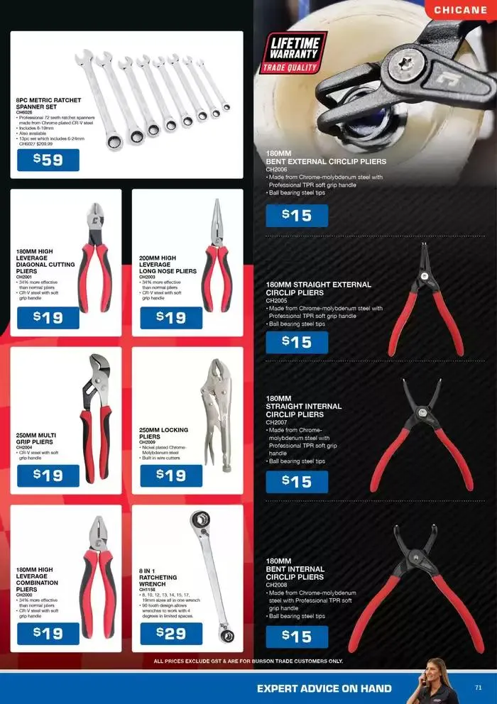  Tools And Equipment - Catalogue valid from 1 April to 30 June 2025 - page 71