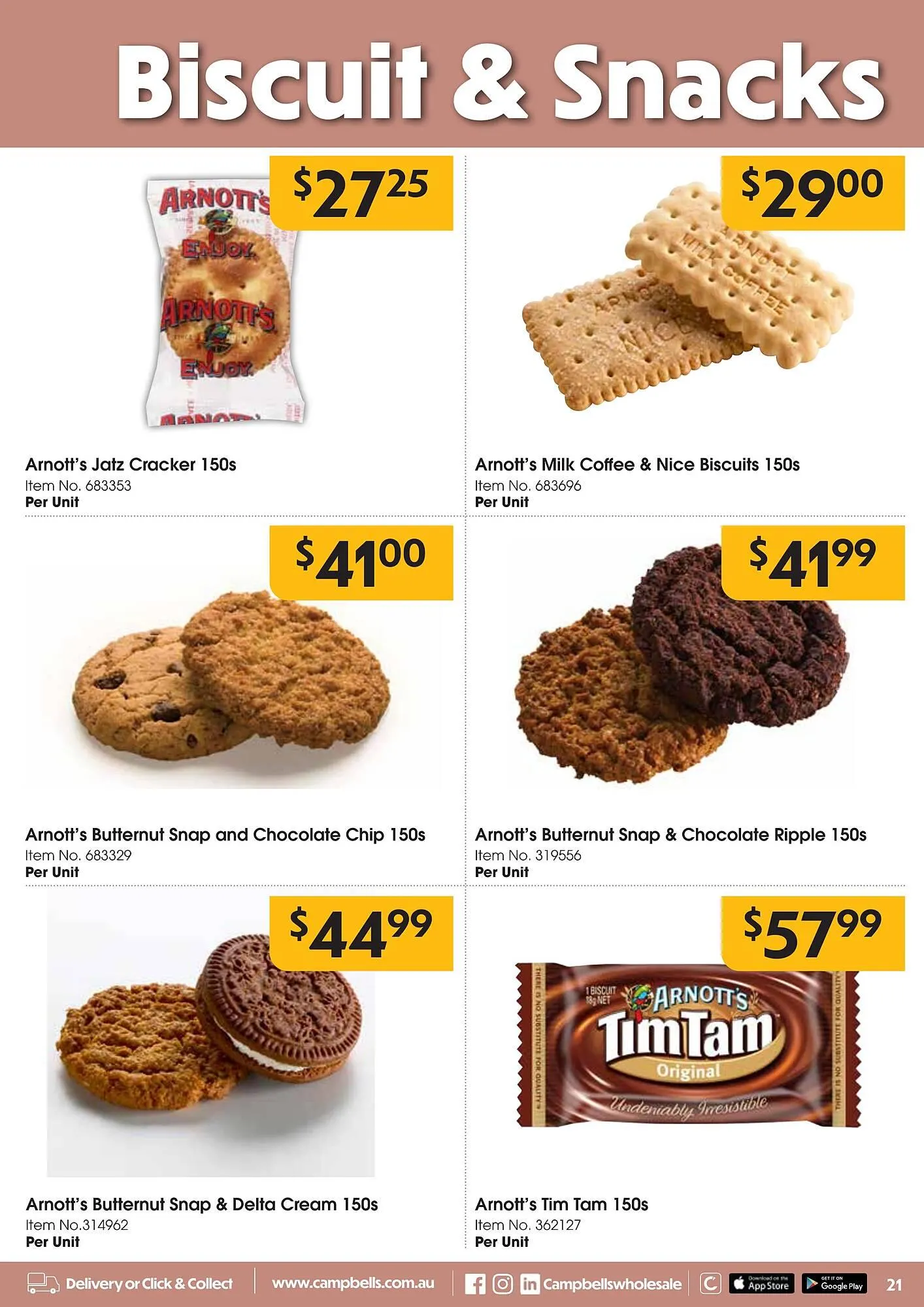 Campbells Wholesale catalogue - Catalogue valid from 28 July to 26 October 2025 - page 21