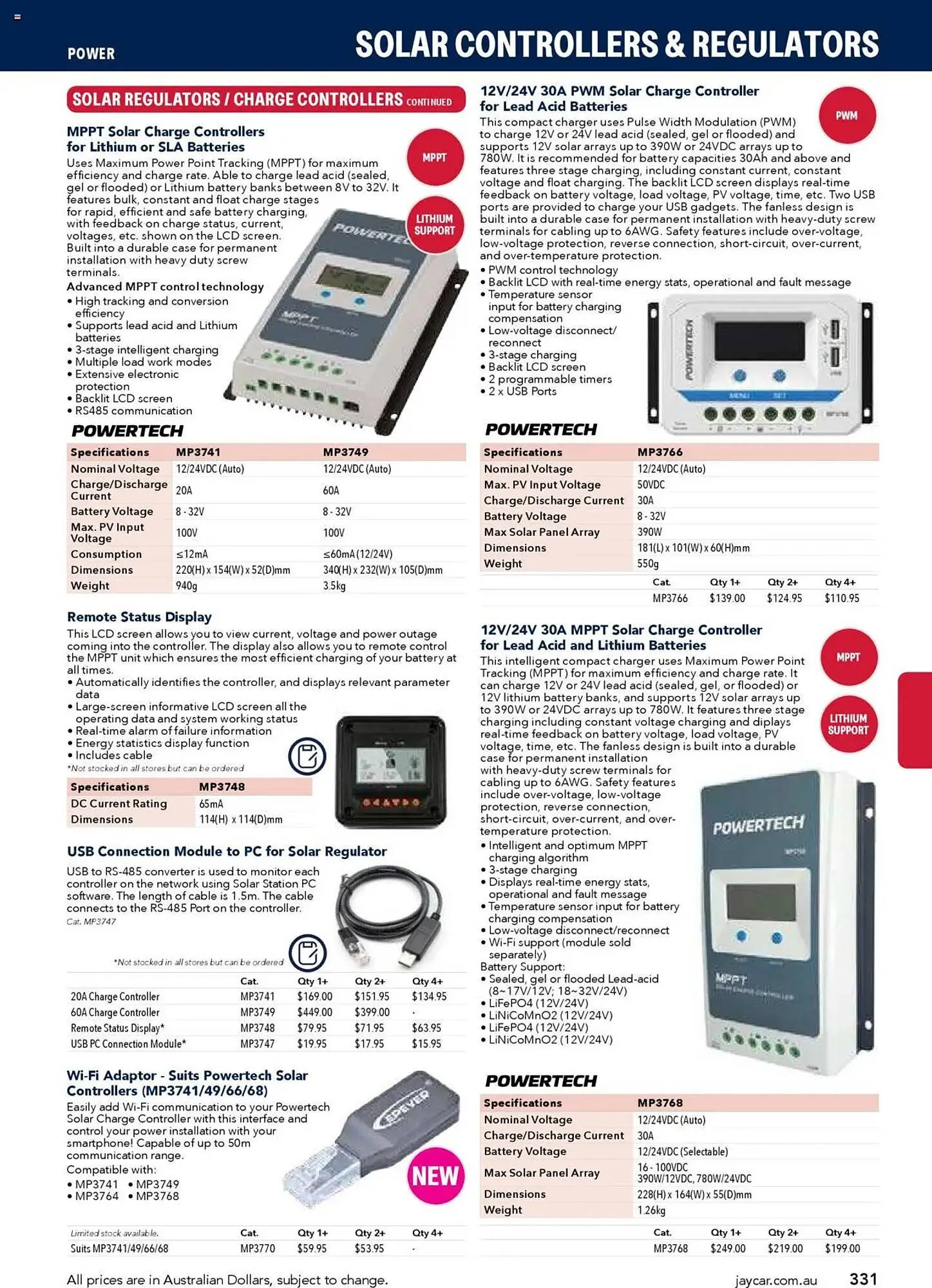 Jaycar Electronics catalogue - Catalogue valid from 8 July to 9 July 2026 - page 331
