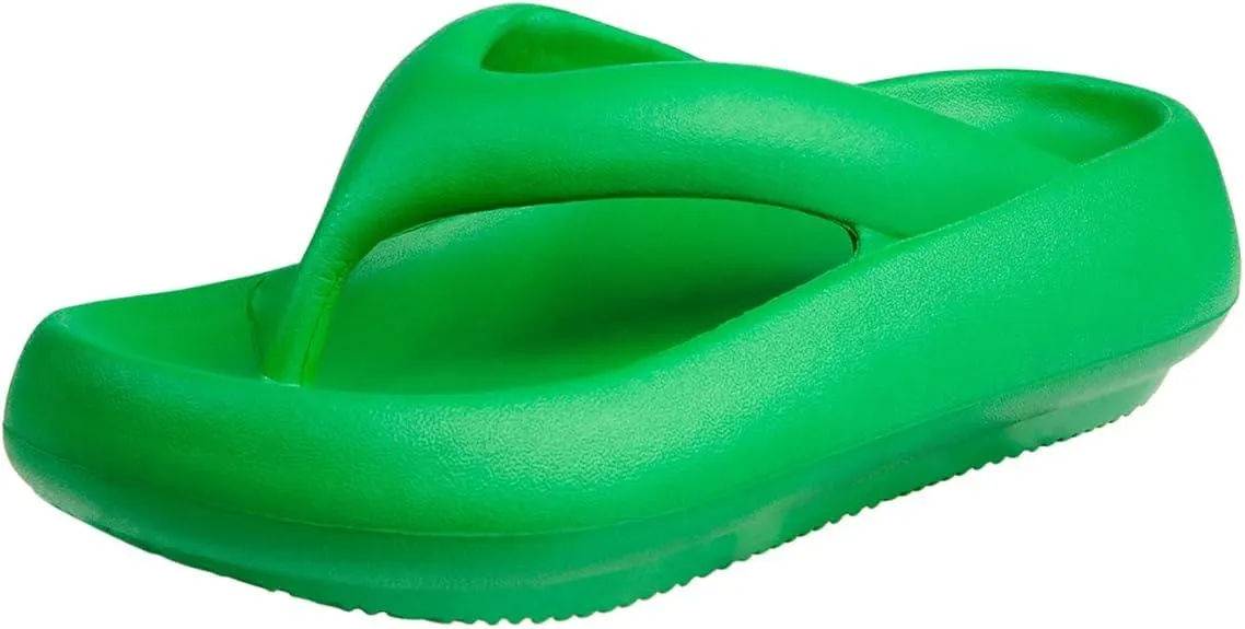 Brash Womens Chillax Pillow Thong Sandal