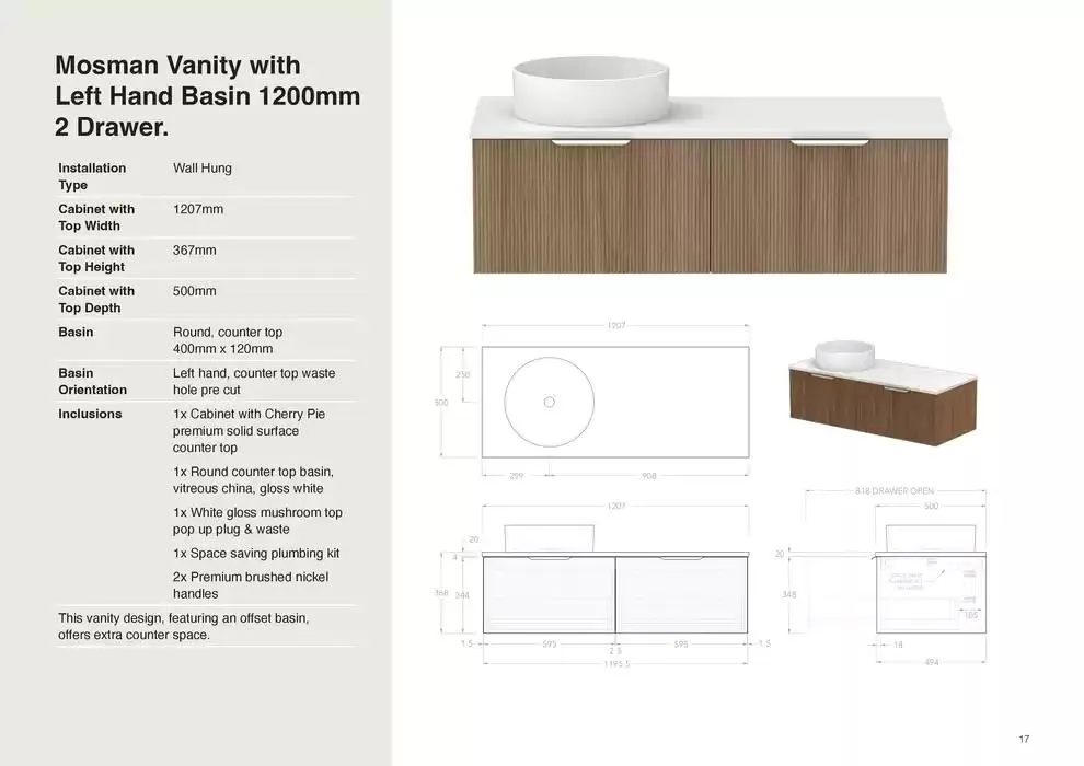 Raymor Vanities Brochure - Catalogue valid from 18 April to 30 April 2025 - page 17