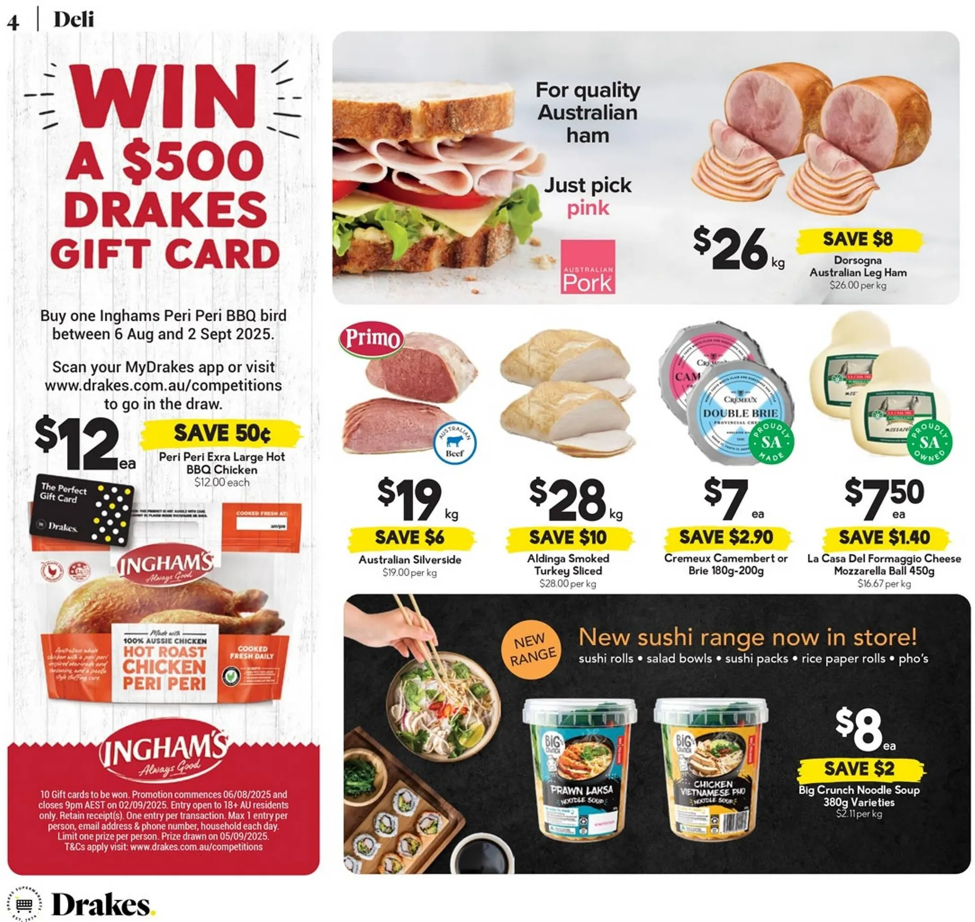 Drakes catalogue - Catalogue valid from 6 August to 12 August 2025 - page 4