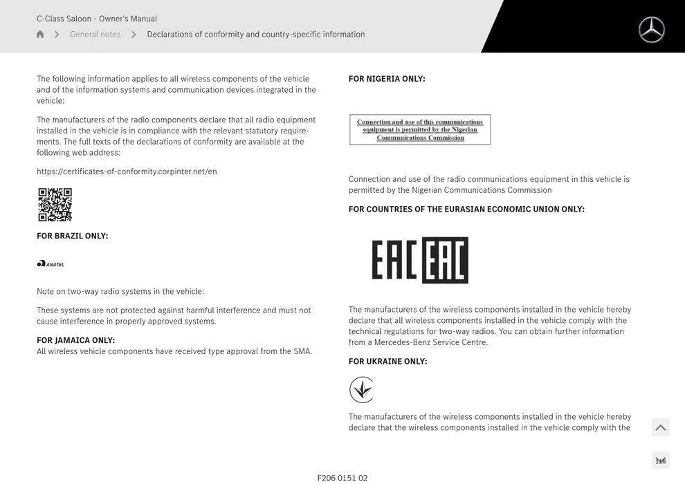 C-Class Sedan - Catalogue valid from 11 September to 11 September 2025 - page 116