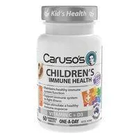 Carusos Childrens Immune Health Chewable Tablets 60