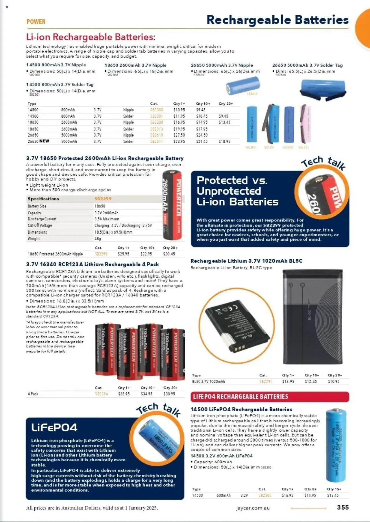 Jaycar Celebrating 40 Years in Electronics - Catalogue valid from 1 January to 29 August 2025 - page 287