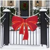 Glitter Mesh Bow LED 122cm