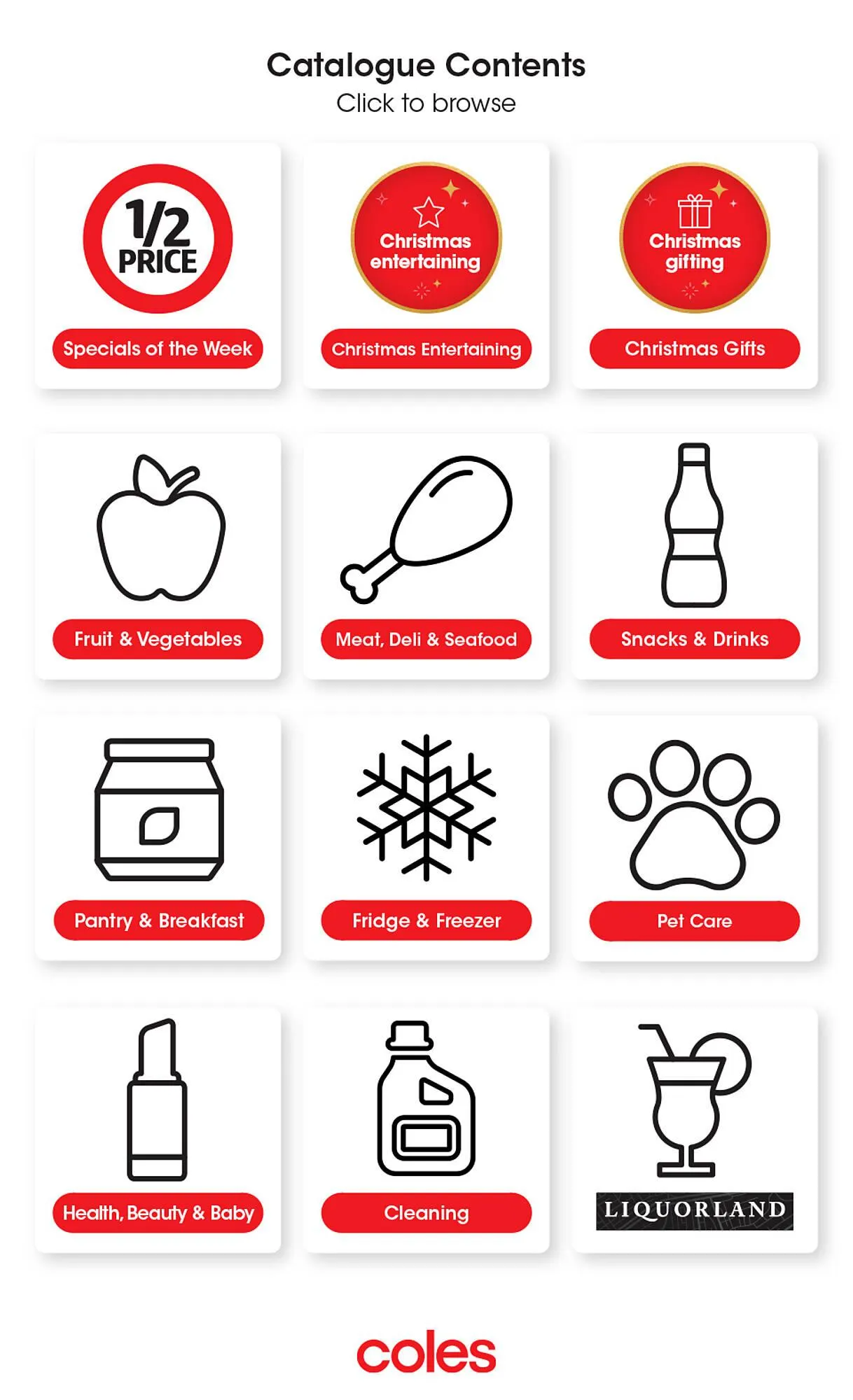 Coles catalogue - Catalogue valid from 19 November to 25 November 2025 - page 1