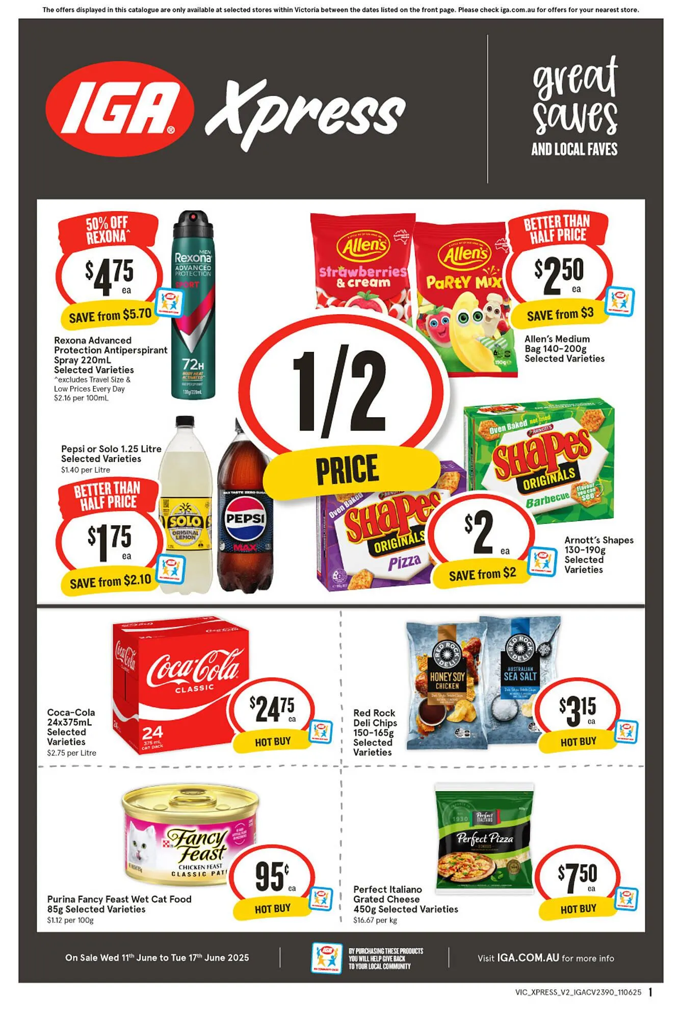 IGA catalogue - Catalogue valid from 11 June to 17 June 2025 - page 1