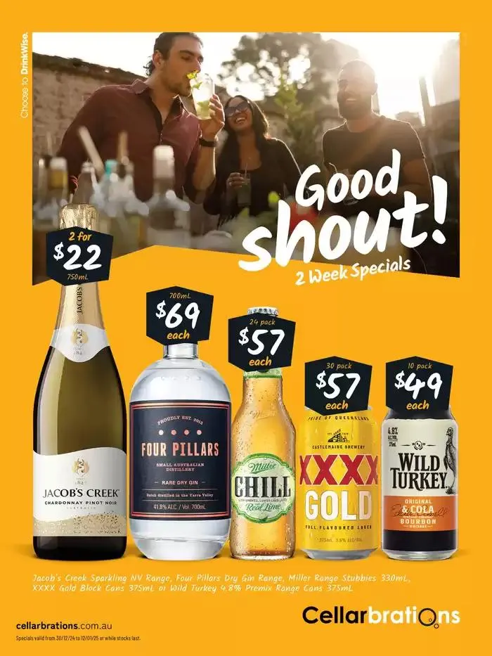 Good Shout! 30/12 - Catalogue valid from 30 December to 12 January 2025 - page 1