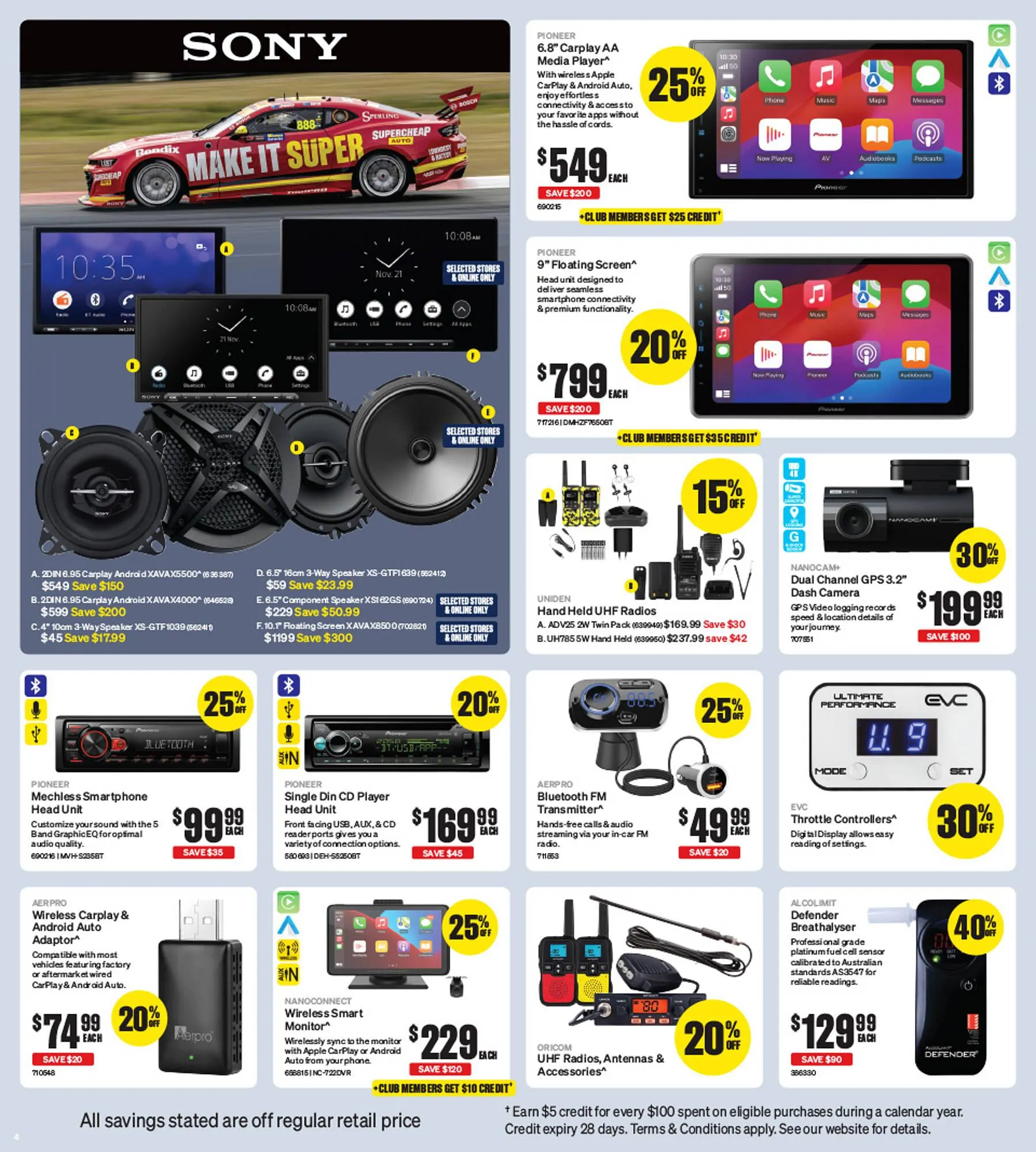 SuperCheap Auto catalogue - Catalogue valid from 24 September to 7 October 2025 - page 4