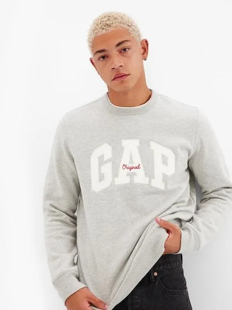 GAP Original Arch Crew In Light Grey