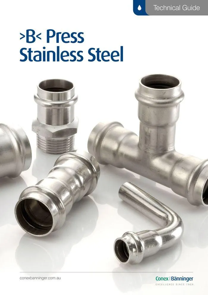 >B< Press Stainless Steel Fitting System - Catalogue valid from 24 May to 24 May 2025 - page 1