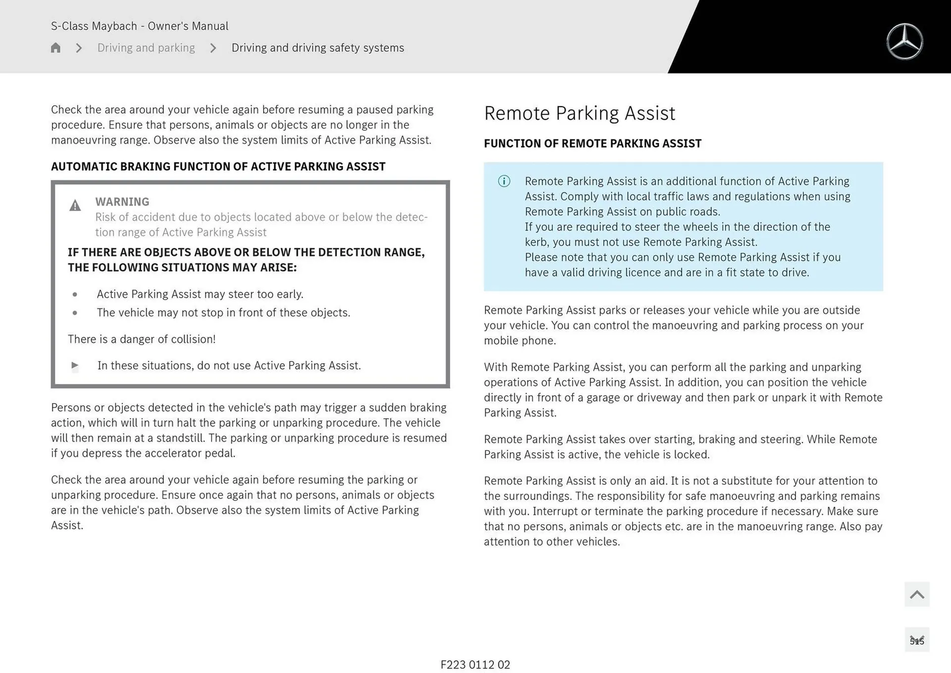 Mercedes-Benz catalogue - Catalogue valid from 1 May to 1 May 2026 - page 515