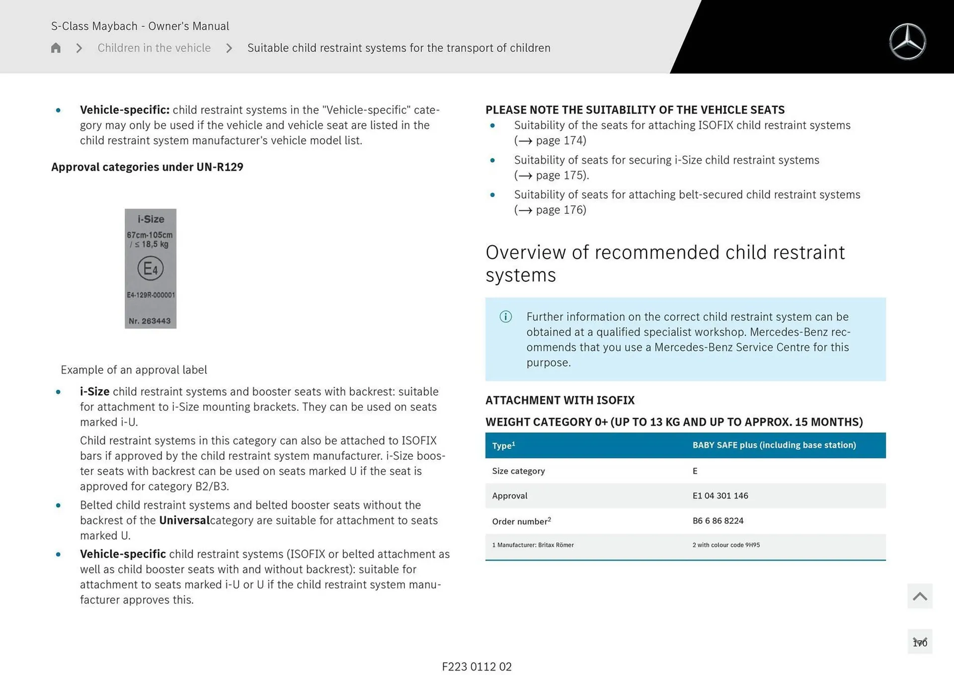 Mercedes-Benz catalogue - Catalogue valid from 1 May to 1 May 2026 - page 170