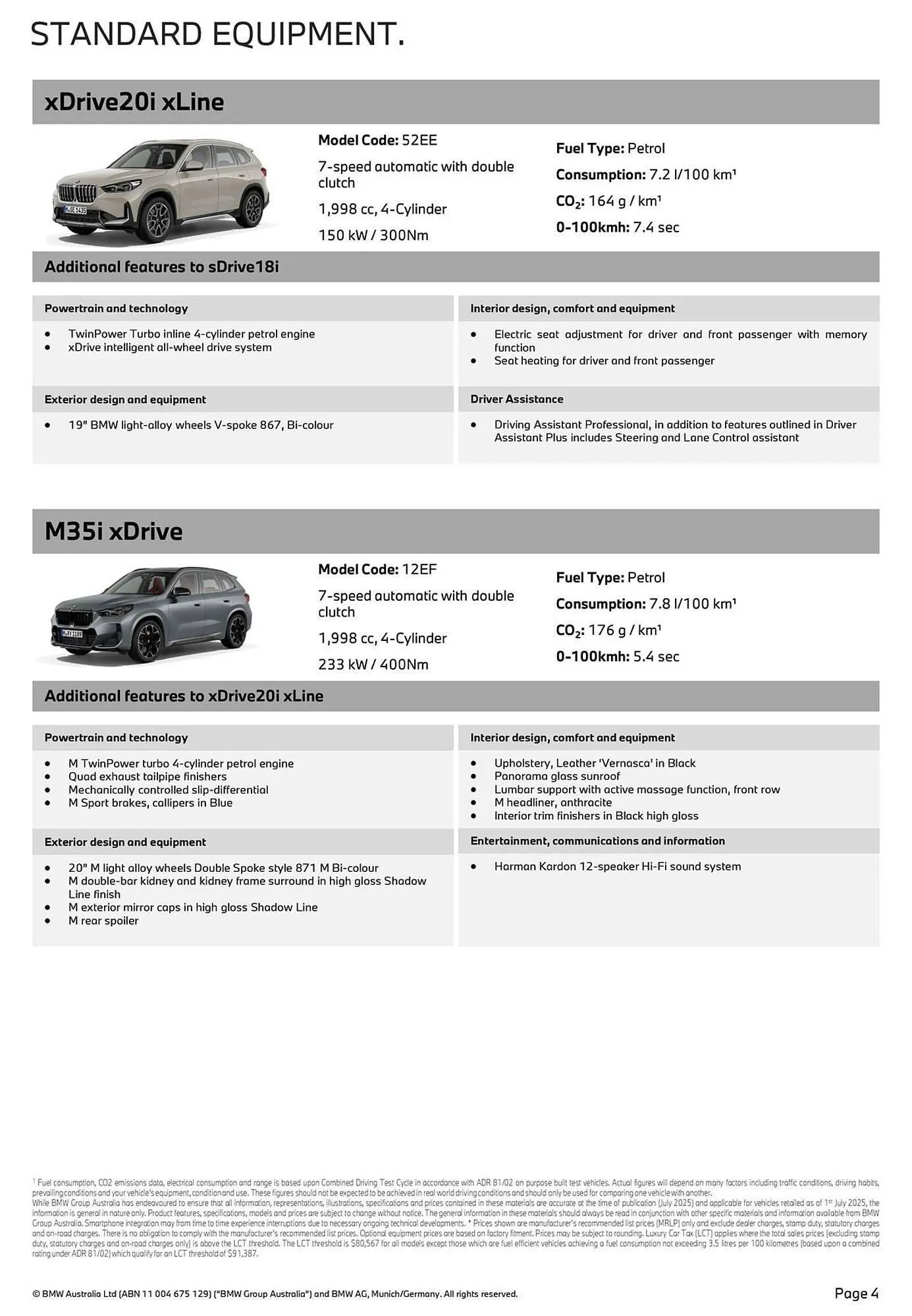 BMW catalogue - Catalogue valid from 7 August to 7 August 2026 - page 4