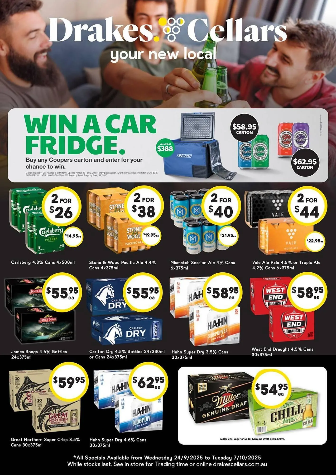 Drakes catalogue - Catalogue valid from 24 September to 7 October 2025 - page 1