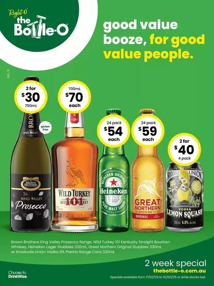 Good Value Booze, For Good Value People 17/02 - 1