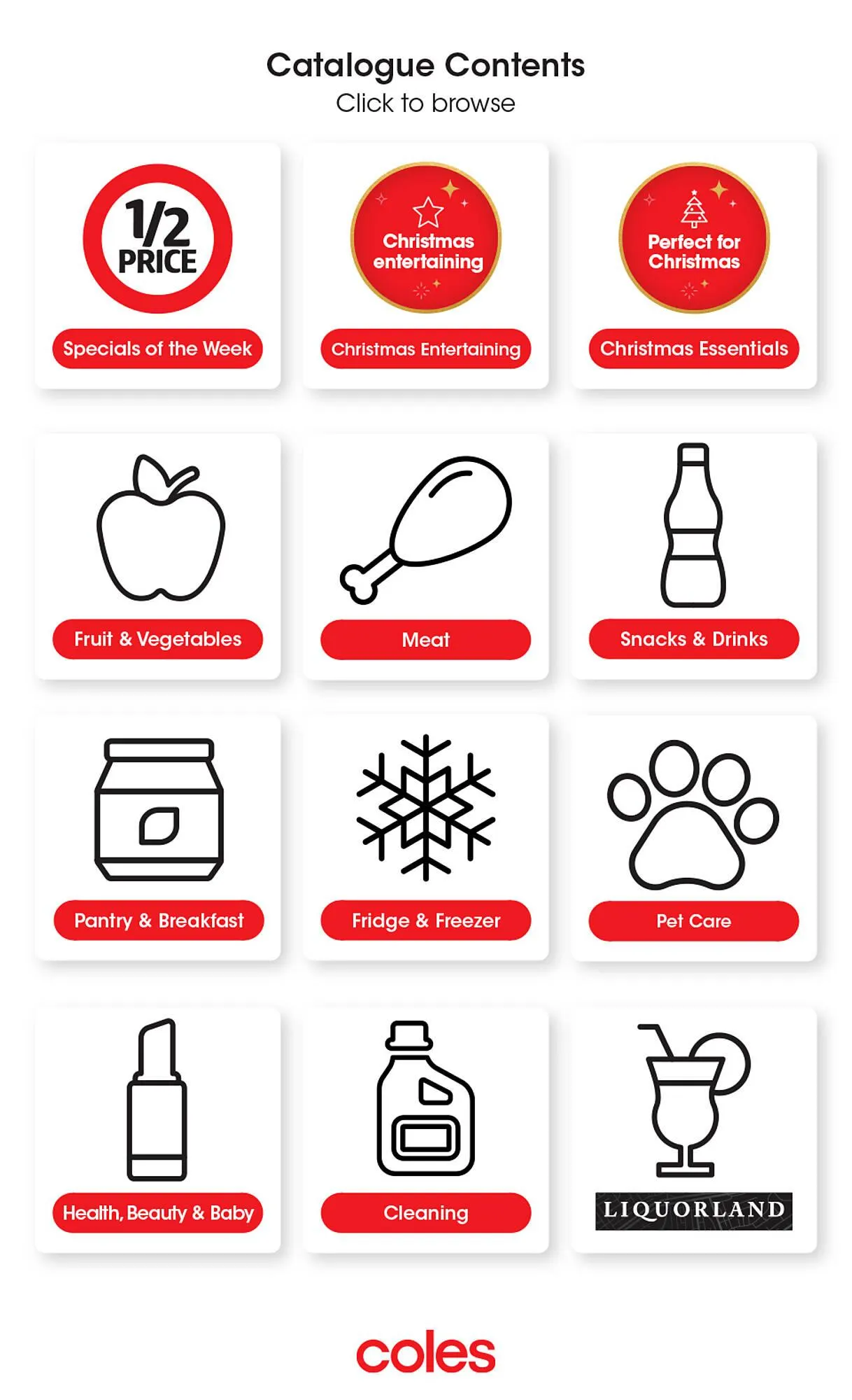 Coles catalogue - Catalogue valid from 26 November to 2 December 2025 - page 1