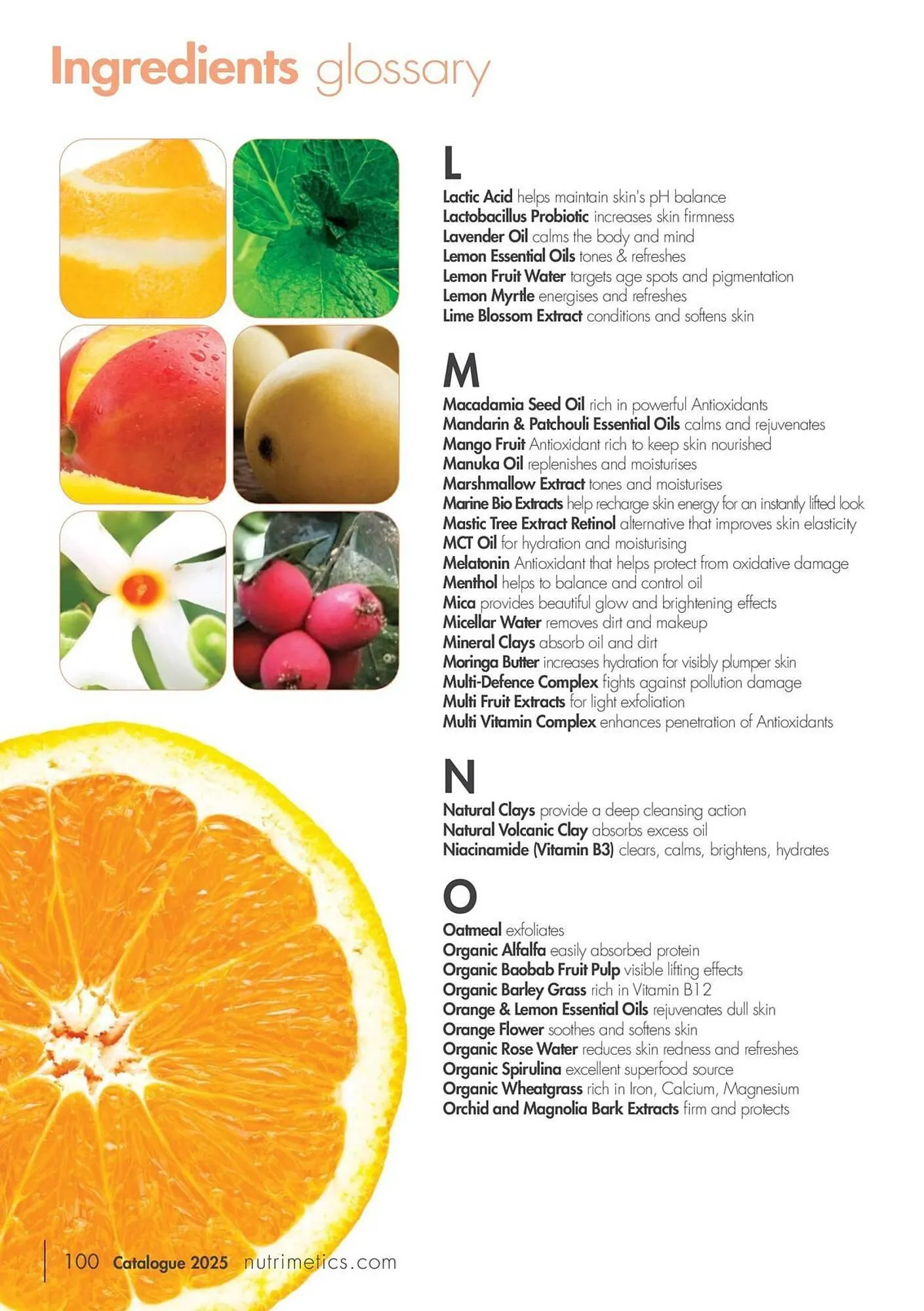 Nutrimetics catalogue - Catalogue valid from 16 January to 31 December 2025 - page 100