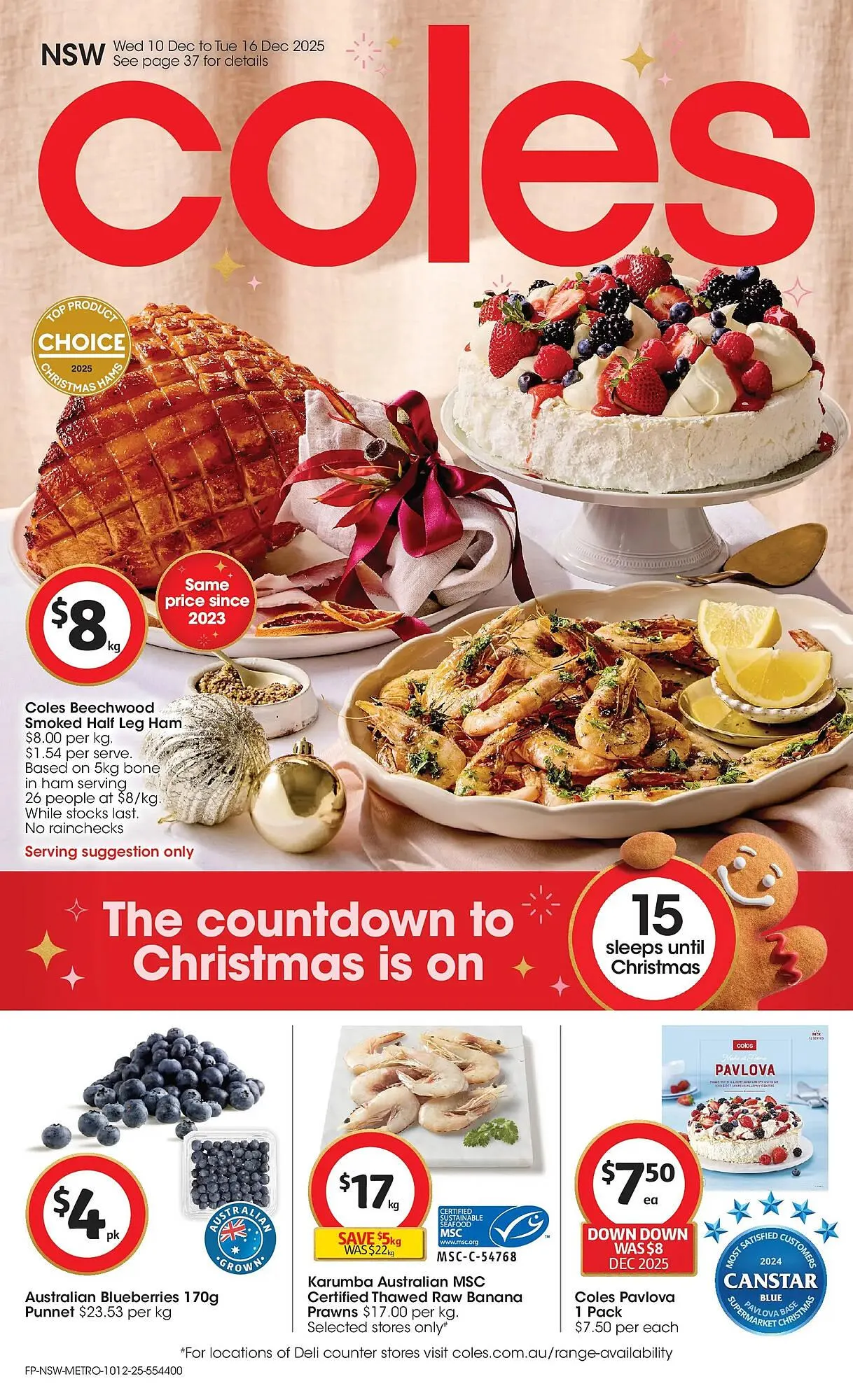 Coles catalogue - Catalogue valid from 10 December to 16 December 2025 - page 1